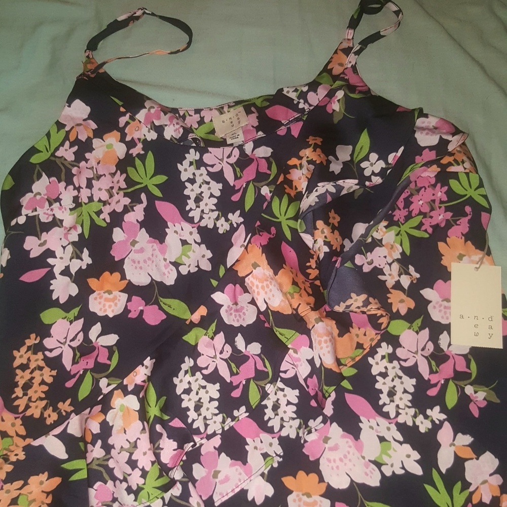 Floral tank top